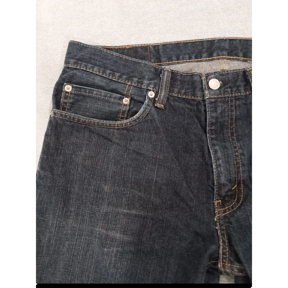 Mens Levi's 559 Dark Wash Denim Blue Jeans Red Tab 34x30